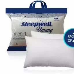 Set | Comfort And Support Microfibre Solid Sleeping Pillow Pack of 2-48