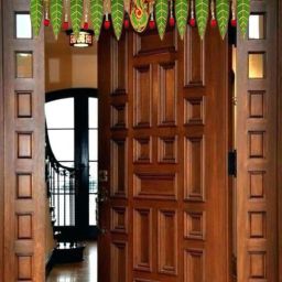 PREETENCY-Ganesh pan Toran Artificial Yellow -Orange Marigold Flower Door Toran Toran-image-72