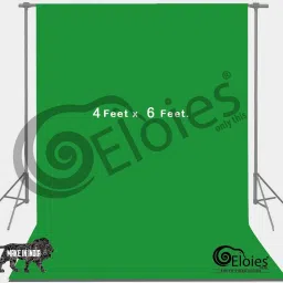 eloies 4x6 Foot Green Screen Backdrop Curtain Lekra Polyester Fabric for Photo & Video Reflector-image-40
