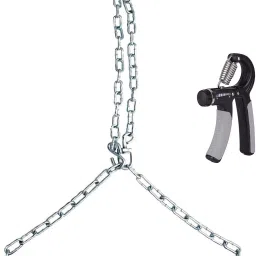Height Increasing Chain Rod Multi-training Bar Chin up bar with adjustable hand gripper Fitness Accessory Kit Kit-image-58