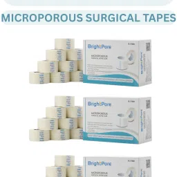 MICROPOROUS SURGICAL PAPERTAPE 1inch X 9.1mtr (SET OF 3 BOXES) First Aid Tape-picture-32