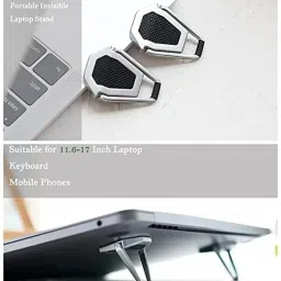AILEXIM Mini Sturdy, Portable & Invisible Laptop/Tablet Riser Stand | Universal Laptop Stand image 4