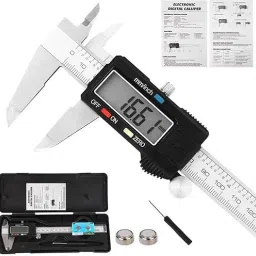 Premium & High-Precision Stainless Steel Digital Caliper | 0-150mm (6 inch) | With Storage Box & 2 Batteries | Accurate & Durable Digital Caliper-image-62