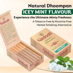 Natural Dhoompan Icey Mint Flavor Cigarette Smoking Cessations-image-16