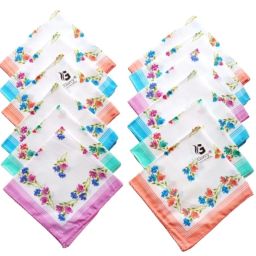 GARCY Women's Ladies Girls Kids Handkerchief, Rumal, Hanky, Cotton Printed Multicolor ["Multicolor"] Handkerchief-image-46