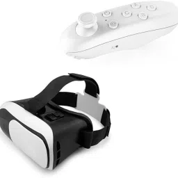 Exxelo 3D Glasses Goggles HD With Mini Bluetooth Remote for Virtual Reality Headset-picture-10