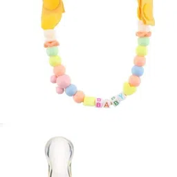 (COP-18) Baby soother with chain 1Pcs Baby Pacifier Clips Children For Baby Present Baby Clip Nipple Clips Newborn Dummy Holder For Teethers (pack of 1) Soother-19