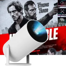 Guggu Smart Projector for Home 4K Support Rotabable Design withApp Netflix,YouTubeT296 (4500 lm / 1 Speaker / Wireless / Remote Controller) Portable Projector-28