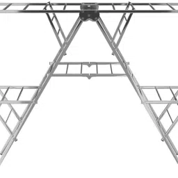 Steel Floor Cloth Dryer Stand Stainless Steel Cloth Stand for Drying Clothes Foldable (Balcony)-picture-27