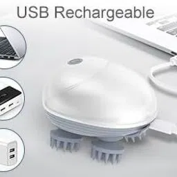 KTOSTON Scalp Massager With 4 Removable Massage Claws Rechargeable Waterproof Head Massager Massager-image-99
