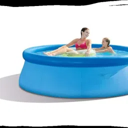 10FtX30 Inch Easy Set Puncture Resistant Circular Above Ground With Free Pump Inflatable Swimming Pool-picture-40