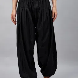 VM Men's Black Cotton Linen Blend Pyjama Men Pyjama-image-27