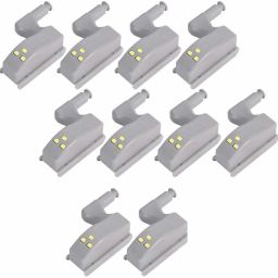 AMG Music Hinge LED Light Mini Super Light With Battery for Cupboard Wardrobe Cabinet10QTY Smart Bulb-42