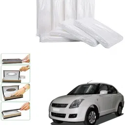 Car Tissue Box Refiller facial tissue (Pack of 10,100 pulls 2 ply,TISSUE REFILL ONLY) For Maruti Suzuki Swift Dzire Old Type-1 (2008-2011) Vehicle Tissue Dispenser-picture-3