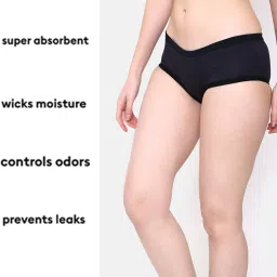 Women Periods Black Panty-image-10