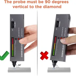 oceanlive Diamond Tester Machine With 9V Battery Digital Voltage Tester image 4