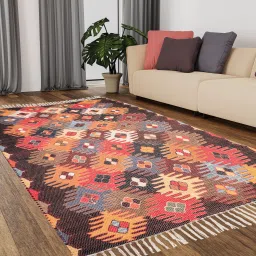 Multicolor Cotton Carpet-19