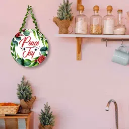 Green Engineered Wood Wall Hanging by Suveharts-picture-31