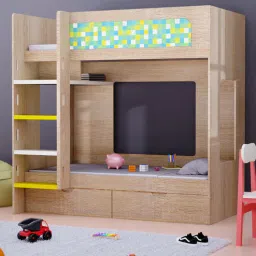 boingg! - a happy start Caravan Bunk Bed in Oak Colour-picture-6