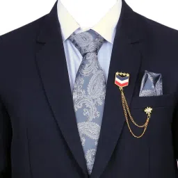 RANDOM STRIPE Satin Tie Pin Set-image-33