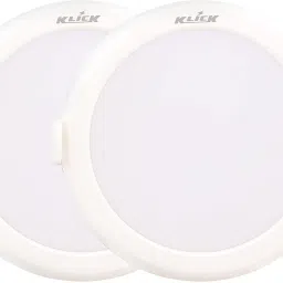 8 Watt LED Downlight 360° Adjustable Slim Ceiling Light for Home, Offices & Other Indoor Uses Spectra (Warm White, Round, 2 Pcs) Recessed Ceiling Lamp-1