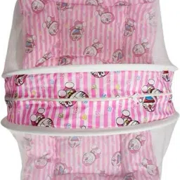 amaar praan Cotton Infants Washable Baby Bedding Set with Mosquito Net Mosquito Net image 2