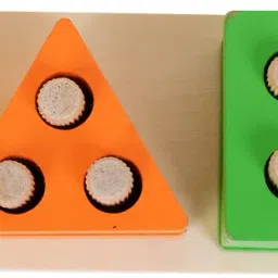 bufack Wooden Colour and Shape Recognition Sorting Toy For Kids image 3