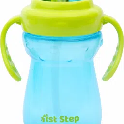 BPA Free Anti-Spill Soft Silicone Straw Baby Sipper Cup with Twin Handle- 360ml-16
