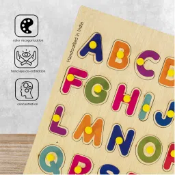 gamloid Alphabet Puzzle Educational Learning ABC Letters Board Building Block Toy image 4