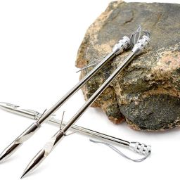 3 Pieces Stainless Steel Fishing Slingshot Fish Darts Steel Tip Dart-13