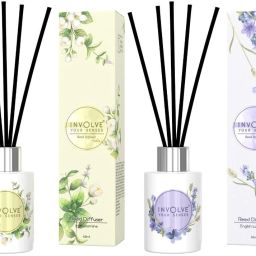 Pura Reed Diffuser Set- English Lavender & Irish Jasmine - 120 ml | Diffuser Set-image-18
