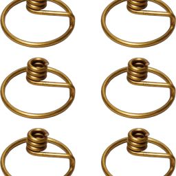 EAC Pure Brass Niranjan Kadi, Wick Holder for Diya and Oil Lamps Thiri Stand Brass (Pack of 6) Table Diya-picture-20