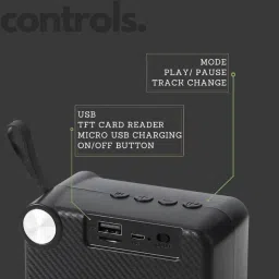GUGGU M47_M406 Portable Bluetooth Speaker for Home Audio 10W 10 W Bluetooth Laptop/Desktop Speaker image 4