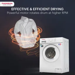thomson 7.5 kg Fully Automatic Front Load with In-built Heater White image 4