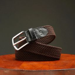 Men Casual Brown Nylon Belt-image-47