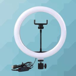 SRIGEETA Selfie Ring Light 10 Inch with Phone Clamp and USB Plug Ring Flash-image-86