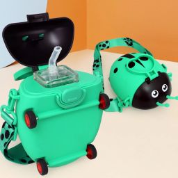 Beetle Baby Straw Sipper Bottle | Leak-Proof With Food-Grade Silicone Straw-image-98