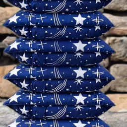 LUXURY Polyester Fibre Solid Sleeping Pillow Pack of 6-image-42