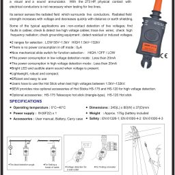 kusam-meco Non-contact Voltage Detector(KM_273HP) Analog Voltage Tester image 2