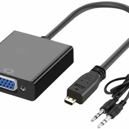 Tobo Micro HDMI to VGA Adapter with 3.5mm Audio Jack Male to Female Converter Adapter USB Adapter-image-55