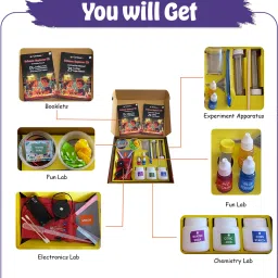 pw Curious Jr 150+ Experiments Science Explorer Kit image 2