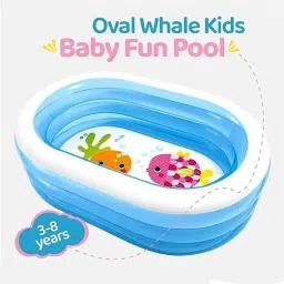 intelligent Oval Whale Fun Pool With Pump Inflatable Swimming Pool image 3