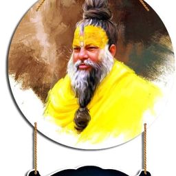 Premanand Ji Maharaj Wall Hanging |20X12 Inch Mdf Wood Digital Print-image-51