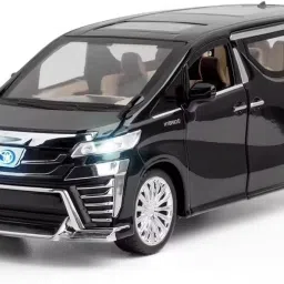 Luxury Toyota Vellfire 1:24 Diecast Metal Car With Openable Doors & Sound-image-66