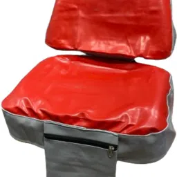 MAHINDRA TRACTOR PREMIUM SEAT COVER WITH POCKET FOR PHONE WALLET KEYS Single Bike Seat Cover For NA NA-image-72