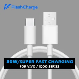 SUFO USB Type C Cable 8 A 1.02 m 80W Super Fast Charging Cable For FlashCharge, SuperVooc, Vooc, Dart, Dash, Warp, Turbo,-9