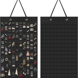 Wall Hanging Felt Earring Organizer Holds 300 Pairs Jewelry Storage Display Box Jewellery Organizer-image-70