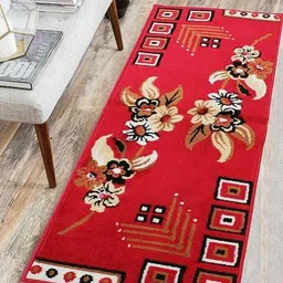 samjeeda handloom carpets Blue Polyester Runner-picture-11