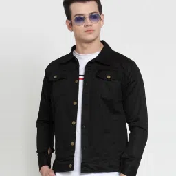 Men Solid Jacket-image-4