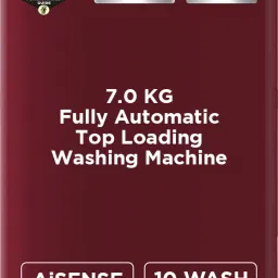 7 kg Fully Automatic Top Load Maroon-16
